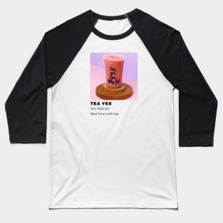 Tea Time Baseball T-Shirt